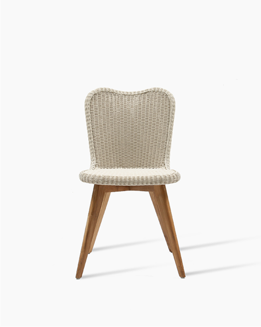 LENA - dining chair teak base by Vincent Sheppard