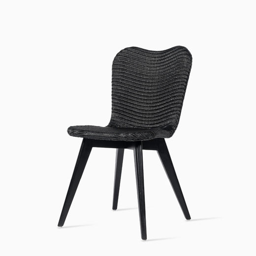 dining chair black wood base LILY by Vincent Sheppard