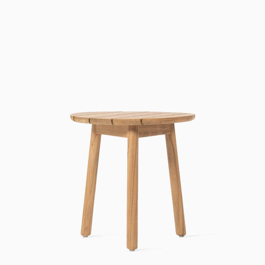 Round Teak Garden Side Table Anton by Vincent Sheppard