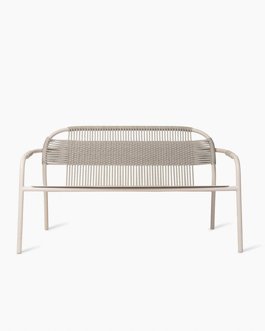 CLEO - Aluminium garden lounge sofa with armrests by Vincent Sheppard