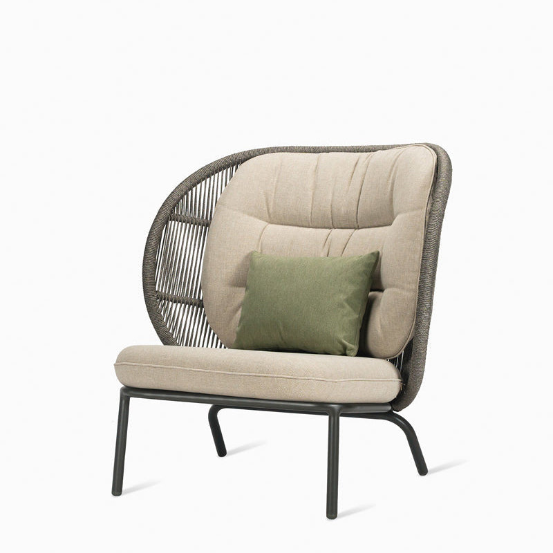 Rope Garden Armchair Kodo Cocoon by Vincent Sheppard #FOSSIL GREY