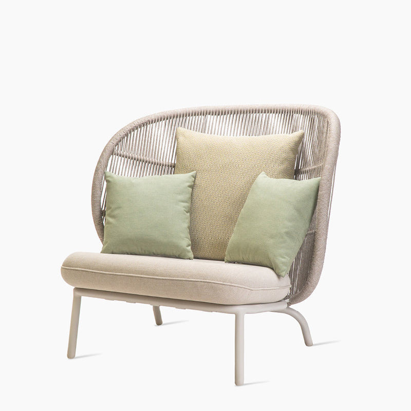 Rope Garden Armchair Kodo Cocoon by Vincent Sheppard #DUNE WHITE