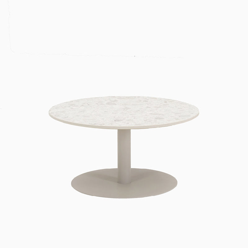 Round Coffee Table Kodo by Vincent Sheppard #DUNE WHITE/CERAMIC SHARDS