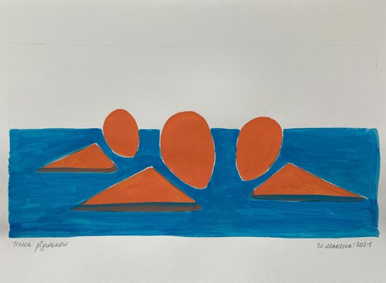 Waleria Matelska, Three Swimmers, 2021-XHG-928031