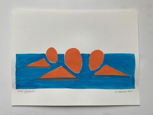 Waleria Matelska, Three Swimmers, 2021-XHG-928031