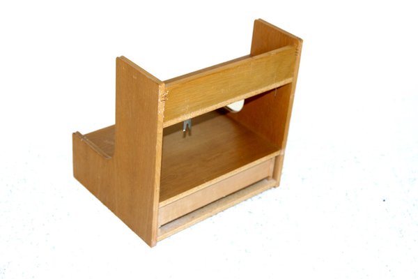 Wall Console in Oak, Sweden, 1960s-GEK-1295843