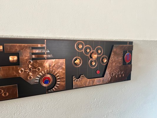 Wall Decoration in Copper, 1970s-EBP-1419815