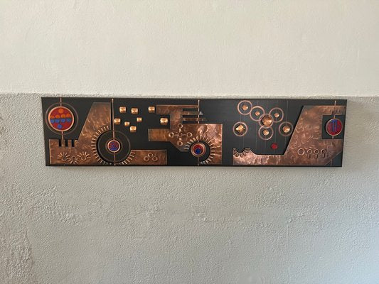 Wall Decoration in Copper, 1970s-EBP-1419815