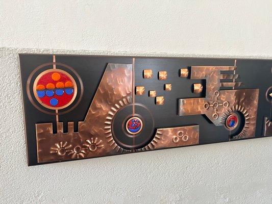 Wall Decoration in Copper, 1970s-EBP-1419815