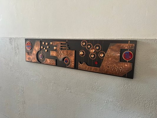 Wall Decoration in Copper, 1970s-EBP-1419815