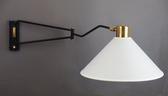 Wall Lamp attributed to René Mathieu for Lunel, 1950s-LW-2034673