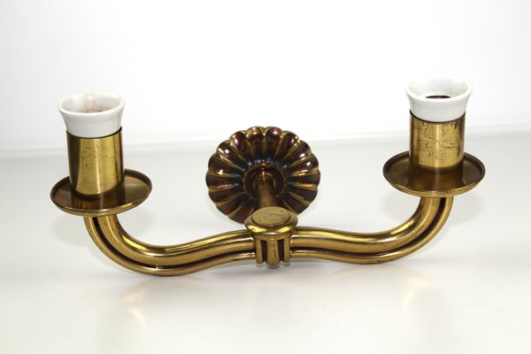 Wall Lamp by Hugo Gorge for Eduard Schmelz, 1930s-ZWH-1093912