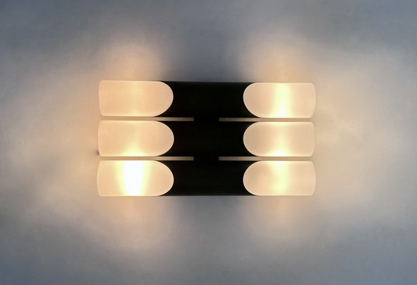 Wall Lamp in Metal and Opal Glass by Rolf Krüger for Paul Neuhaus Leuchten, 1960s-JP-1808071