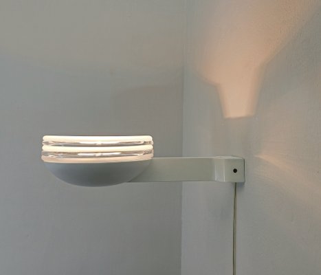 Wall Lamp in Murano Glass and Steel from Leucos, 1980-ZST-1766269