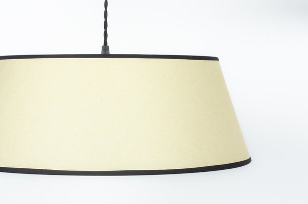 Wall Lamp in Oak and Paper Lampshade, 1950-US-1818306