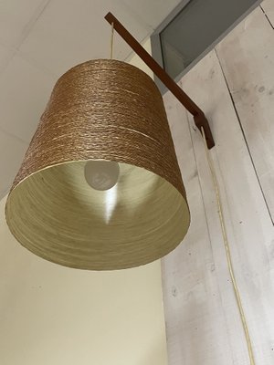 Wall Lamp in Teak, Denmark, 1960s-JHL-1328304