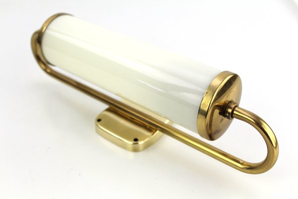 Wall Lamp with Adjustable Glass Tube, 1950s-ZWH-1251299