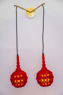 Wall Lamp with Original Shades, Vienna, 1960s-SPD-1794507