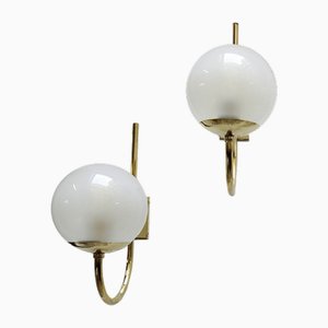 Wall Lamps attributed to Luigi Caccia Dominioni for Azucena, 1970s, Set of 2-YUW-1819508