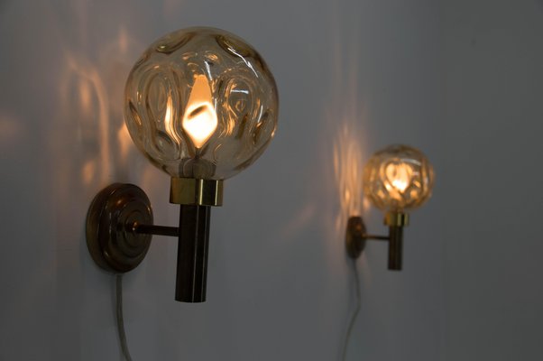 Wall Lamps, Denmark, 1970s, Set of 2-TZ-1003771