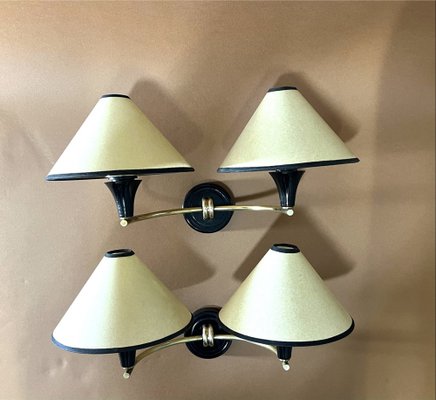 Wall Lamps from Arlus, France, 1950s, Set of 2-EK-1802439