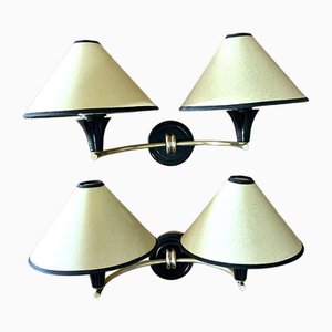 Wall Lamps from Arlus, France, 1950s, Set of 2-EK-1802439