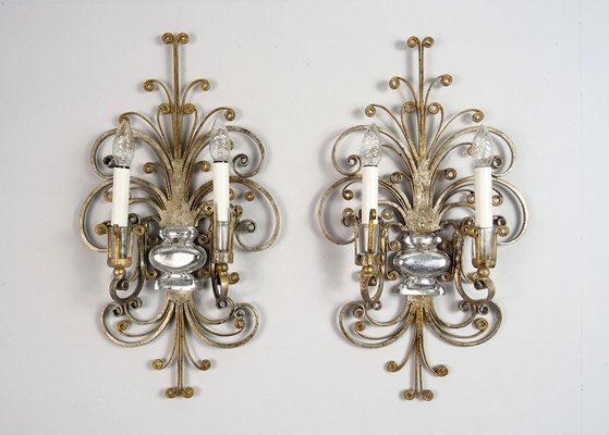 Wall Lamps from Maison Bagues, Set of 2-FPY-1322810