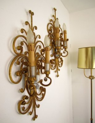 Wall Lamps from Maison Baguès, Set of 2-FPY-1086856