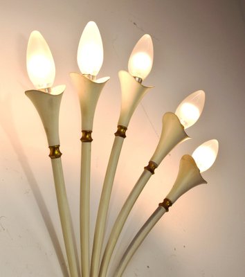 Wall Lamps, Italy, 1950s, Set of 2-AOL-1780258