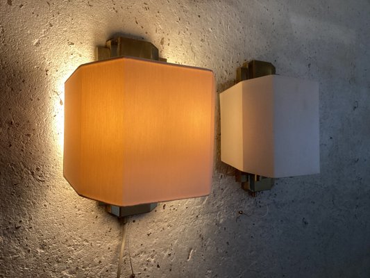 Wall Lamps Regency attributed to Lumina for Lumica, Spain, 1970s, Set of 2-SU-1417315