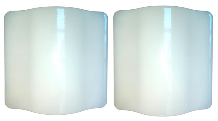 Wall Lamps Wave Model 5359 from Guzzini, 1975, Set of 2-FIP-1762484