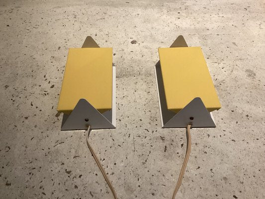 Wall Light Bedside Lamps by J. J. M. Hoogervorst for Anvia, 1960s, Set of 2-SU-2018361