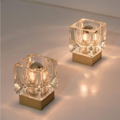 Wall Light in Brass and Glass from Peill & Putzler, Germany, 1970s-VDW-885971