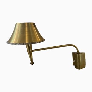 Wall Light in Gilded Bronze, Glass & Resin from Perzel, 1930s-TEP-1288723