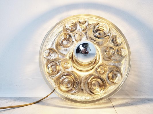 Wall Light in Glass by Peil and Putzler, 1970s-IRH-1329682