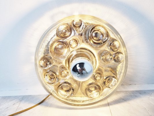 Wall Light in Glass by Peil and Putzler, 1970s-IRH-1329682