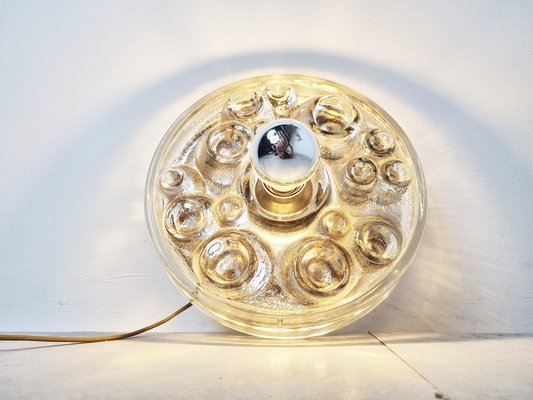 Wall Light in Glass by Peil and Putzler, 1970s-IRH-1329682