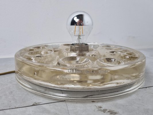 Wall Light in Glass by Peil and Putzler, 1970s-IRH-1329682