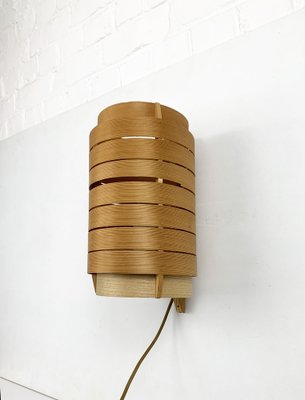 Wall Light in Pine by Hans-Agne Jakobsson for AB Ellysett, 1960s-ZM-1791843