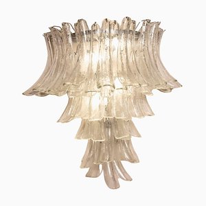 Wall Light in Transparent Glass Petals from Venini, 1970s-XDW-1759753