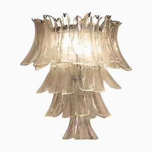 Wall Light in Transparent Glass Petals from Venini, 1970s-XDW-1759750