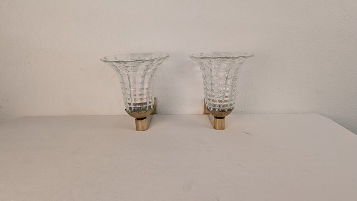 Wall Lights by Barovier, 1940s, Set of 2-JGB-2042900