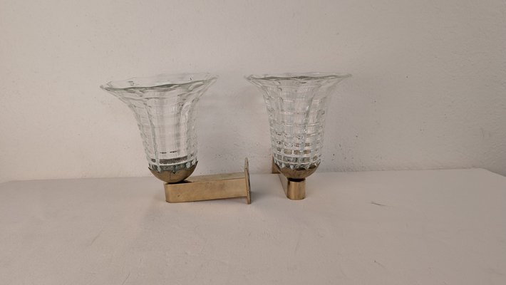 Wall Lights by Barovier, 1940s, Set of 2-JGB-2042900