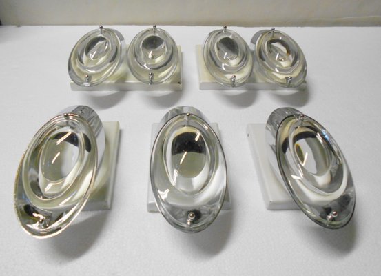 Wall Lights by Oscar Torlasco for Stilkronen, 1960s, Set of 5-EI-260830