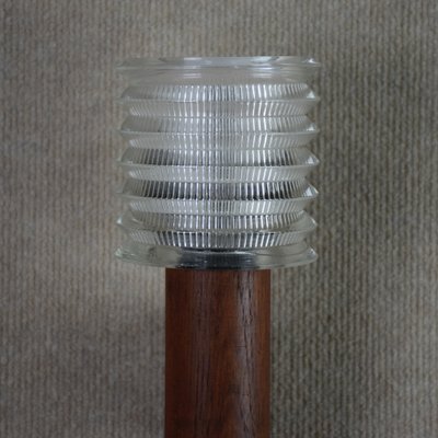 Wall Lights in Teak and Glass, Sweden, 1950s, Set of 2-RNM-1802207