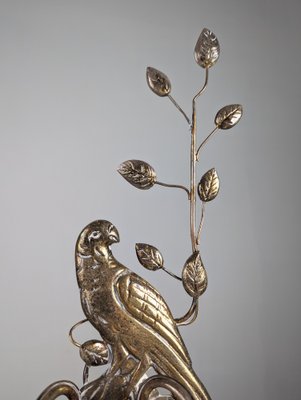 Wall Lights with Parrots and Leaves from Maison Baguès, 1950s, Set of 2-JJT-1820184