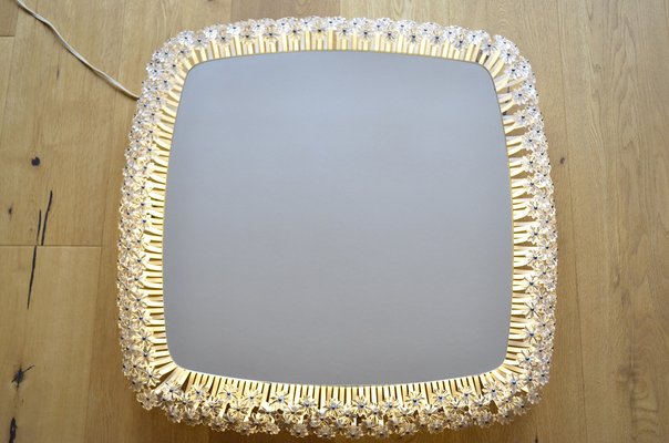 Wall Mirror with Backlight attributed for Rupert Nikol, 1955-OV-1816284