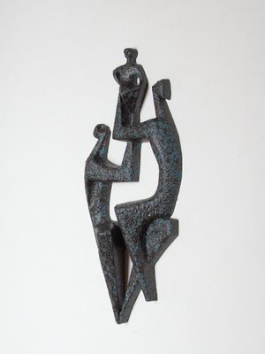 Wall Mounted Sculpture in Ceramic, 1960s-KL-1774869