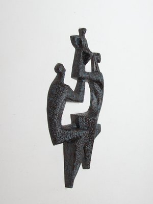 Wall Mounted Sculpture in Ceramic, 1960s-KL-1774869