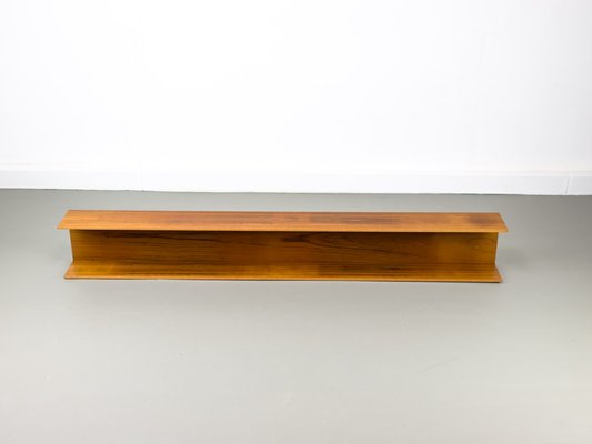 Wall Mounted Teak Shelf by Walter Wirz for Wilhelm Renz, 1960s-QEQ-2040168